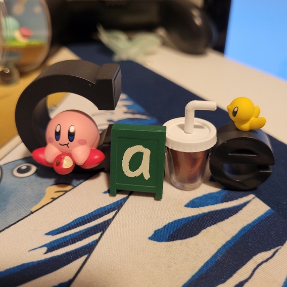 Kirby Rement figure Words Collection Cafe version - Picture 1 of 2